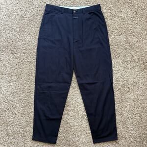 CLOSED Dark Navy Blue Tapered Cotton Officer Chino Dress Pants Men’s Size 34